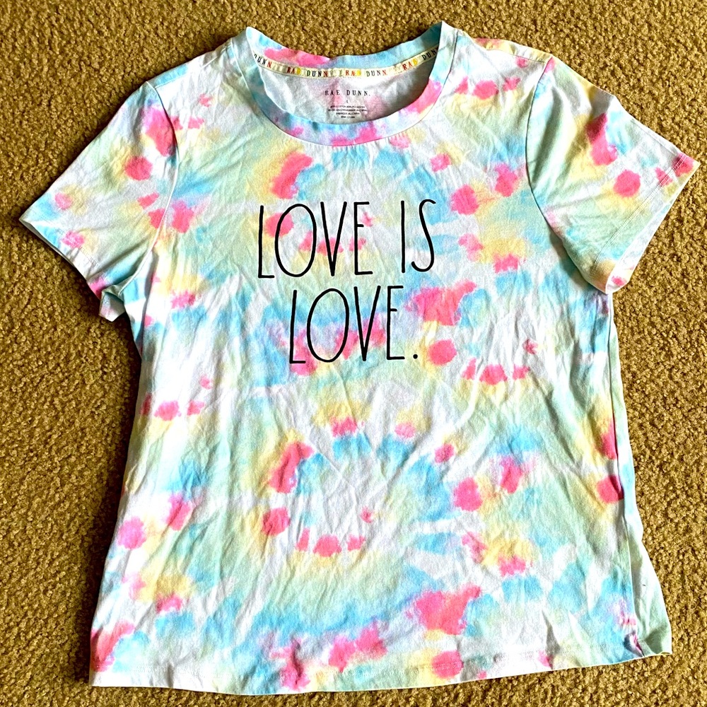 “Love is Love” Rae Dunn Tye Dye T-shirt